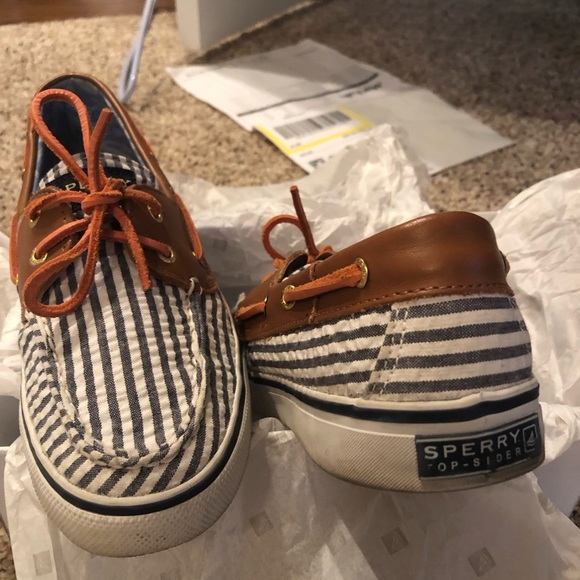 Sperry Top siders boat, deck loafers slip ons nautical dock beach slides Size 7 - Picture 7 of 8